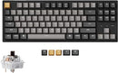 Keychron C1 Pro QMK/VIA Mechanical Keyboard TKL Layout C1P-B3-USA - Black/Gray Like New