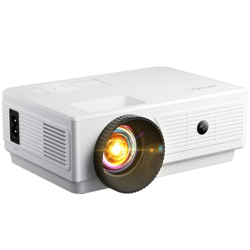 ARTSEA PORTABLE BLUETOOTH MINI PROJECTOR HD 1080P MOVIE PROJECTOR - WHITE - Like New