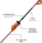 BLACK+DECKER 20V POWERCONNECT 18" Pole Hedge Trimmer Tool Only LPHT120B - ORANGE - Like New