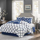 Madison Park - MPE10-570 Essentials Merritt Comforter (Set), Twin XL, Navy - Brand New