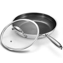 Tibbicc Stainless Steel Non Stick Frying Pan Lid PFOA Free - Brand New