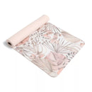 BLOGILATES VEGAN SUEDE YOGA MAT MYSTICAL MOMENT - FLORAL TPE PILATES MAT - Like New