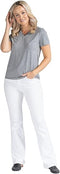 STEEN BAMBOO VISCOSE SHIRT FOR WOMEN STAY COMFY OUR ULTRA-SOFT - M - LIGHT GREY - Brand New