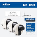 Brother Printer Genuine Die-Cut Standard Rolled Address Labels QL Printer - Brand New