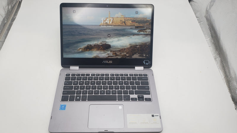 For Parts: ASUS VIVOBOOK 14" FHD N4020 4GB 64GB TP401MA-4416391 SILVER BATTERY DEFECTIVE