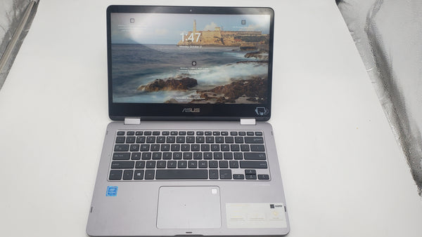 ASUS VIVOBOOK TP401MAR, 14" 1920X1080, CELERON N4020, 4GB RAM, 64GB SSD, SILVER Like New