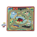 Melissa & Doug Round The Town Road Rug and Car Activity Play Set 39x36in NEW - Brand New