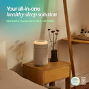 BLUEAIR AIR PURIFIER SUNRISE ALARM CLOCK BEDROOM NURSERY MINI RESTFUL - BEIGE - Like New