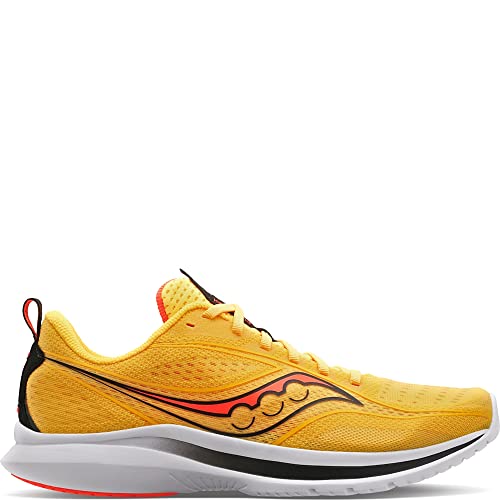 S20724 SAUCONY MENS KINVARA 13 SHOES YELLOW SIZE 10 WIDE - Like New