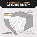 SIGNATURE FITNESS 3-IN-1 FOAM PLYOMETRIC JUMP BOX - SFJB-2L-MC-MULTI-COLOR - Like New