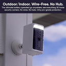 WYZE 2K HDR Wireless Outdoor/Indoor Security Camera 2-Way Audio WYZECOP - White Like New