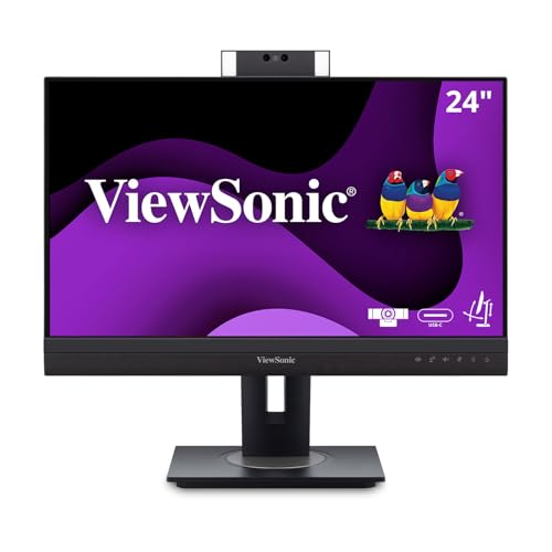 VIEWSONIC VG2457V 24" FHD VIDEO CONFERENCE DOCKING MONITOR CR - Like New