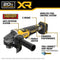 DEWALT 20V MAX XR BRUSHLESS 4-1/2-5 VARIABLE SPEED PADDLE GRINDER ONLY - YELLOW - Like New