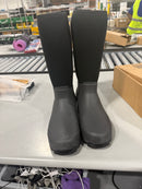 DRYCODE WATERPROOF RUBBER BOOTS - SIZE: MEN 12 - BLACK/GRAY - Like New