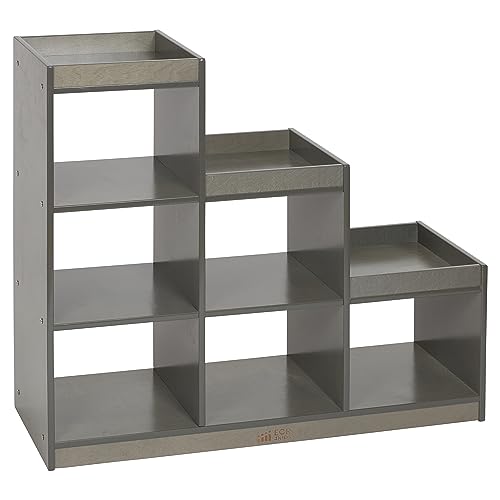ECR4KIDS 3-2-1 CUBE STORAGE CABINET, DISPLAY SHELF ELR-3037-GW - GRAY WASH - Like New