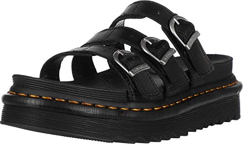 25456001 Dr. Martens Women's Slide Sandal Black Hydro Size 6 - Like New