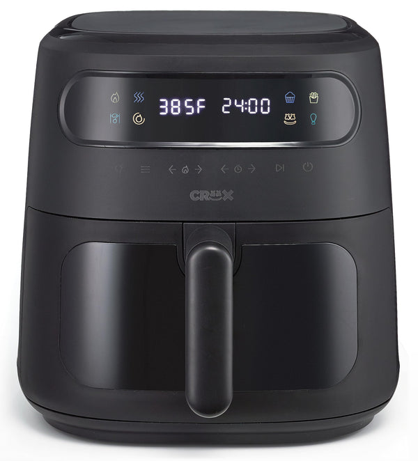 CRUZ 8.0 QT DIGITAL AIR FRYER TURBOCRISP TECHNOLOGY TOUCH - Scratch & Dent