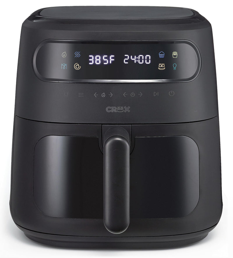 CRUZ 8.0 QT DIGITAL AIR FRYER TURBOCRISP TECHNOLOGY TOUCH - Scratch & Dent