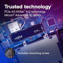 CRUCIAL P3 PLUS 1TB PCIE GEN4 3D NAND NVME M.2 SSD, UP TO 5000MB, CT1000P3P SSD - Like New