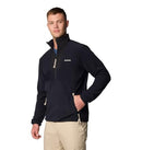 COLUMBIA SEQUOIA GROVE HALF ZIP FLEECE MEN - SIZE S - BLACK/BLACK/ANCIENT FOSSIL - Brand New