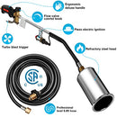Propane Torch Weed Burner Kit,B09RWKC293-NEW - Silver - Brand New
