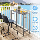 Mr IRONSTONE Outdoor Bar Table 39'' Patio Table Pub Height Dining Table - Like New