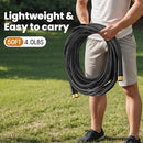 HAETEIR 75FT NON-EXPANDING GARDEN HOSE LIGHTWEIGHT FLEXIBLE ULTRA-LIGHT WATER - Like New