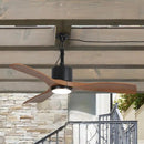 PARROT UNCLE 42" CLASSIC WATERPROOF WET OUTDOOR GAZEBO HOOK CEILING FAN - BROWN - Like New
