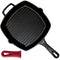 CUISINEL CAST IRON SQUARE GRILL PAN - 10.5 INCH Like New