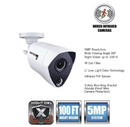 Night Owl CM-PXHD50NW-BU-JF 5MP Bullet Wired Infrared Security Camera White Like New