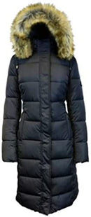SPIRE BY GALAXY WOMEN'S LONG PUFFER PARKA - SIZE: WOMEN XL - BLACK - Brand New