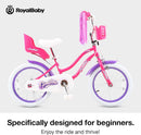 CHIPMUNK ROYALBABY CHIPMUNK KIDS BIKE TODDLERS 16" WHEEL BICYCLE - GEMSTONE PINK - Like New