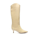 B08Q355GQ8 SCHUTZ Womens Abbey Almond Buff Size 9.5 - Brand New