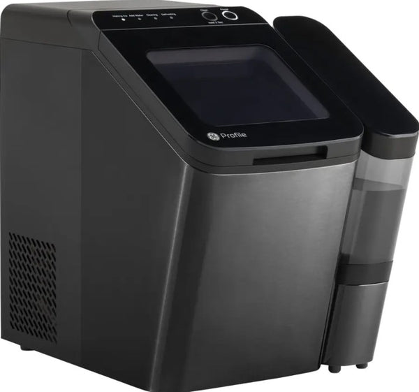 GE PROFILE OPAL 1.0 NUGGET ICE MAKER WITH SIDE TANK - BLACK - Scratch & Dent