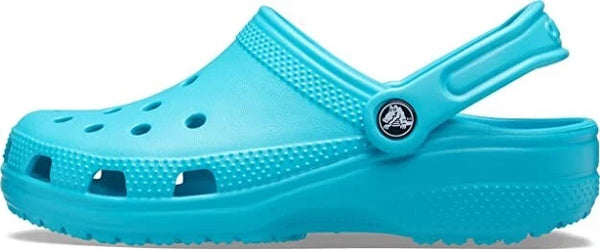 CROCS UNISEX ADULT CLASSIC CLOGS MENS 10/WOMENS 12 DIGITAL AQUA - DIGITAL AQUA - Like New
