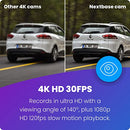 NEXTBASE 622GW DASH CAM FULL 4K/30FPS UHD RECORDING IN CAR DVR CAMERA - BLACK - Brand New