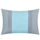 Chic Home BCS06714-AN Emily Comforter Set (20 Piece), King, Aqua Blue - Like New