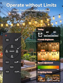 Brightever 100FT Solar String Lights Outdoor Waterproof with Remote - Like New