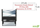 2000 Plus PrintPro 40 Self-Inking Custom Stamp, 13/16 x 2 3/16 Inch - Like New