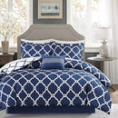 Madison Park - MPE10-570 Essentials Merritt Comforter (Set), Twin XL, Navy - Brand New