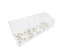 FixtureDisplays 24 X 8 X 8", 5-Slot Divided Candy Bulk Bin Acrylic 100808 - Brand New