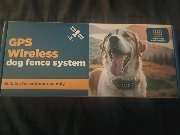 G723 OUTDOOR GPS WIRELESS DOG FENCE SYSTEM - BLACK - Like New