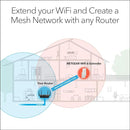 NETGEAR WiFi 6 Mesh Range Extender EAX15 Up To 1,500 sq. ft. - White Like New