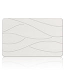 VEELOIM STONE BATH MAT DIATOMACEOUS SHOWER MAT NON-SLIP DIATOMITE - LINE1 WHITE - Like New