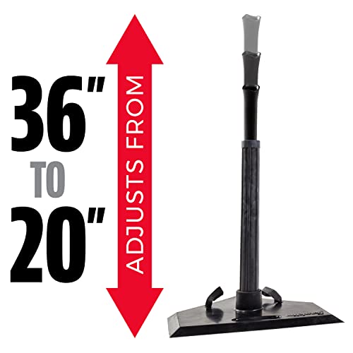 FRANKLIN SPORTS KIDS TEEBALL BATTING TEE 1 POSITION HITTING TEE 24894 - Black - Like New