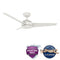 Hunter Fan Company 59610 Trimaran Ceiling Fan 52, Fresh White - Like New