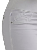 ROCKS REPUBLIC DENIM RX FEVER STRETCH CROP CAPRI JEAN ANTIDOTE-WHITE 12 - Brand New