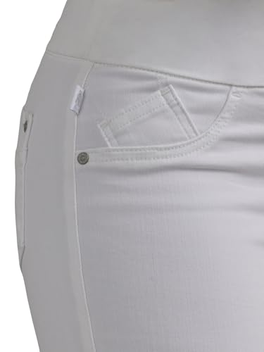 ROCKS REPUBLIC DENIM RX FEVER STRETCH CROP CAPRI JEAN ANTIDOTE-WHITE 12 - Brand New