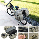 LOYUYU Bike Pannier Bag Multifuction Trunk Bags 13 Gallons Large - Army Green - Brand New