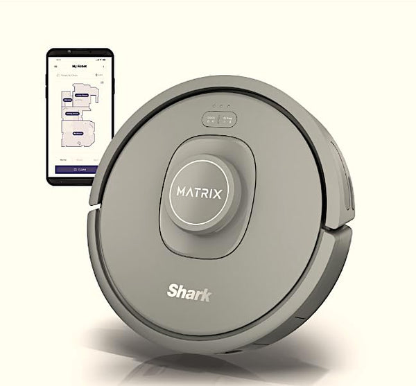 SHARK RV2300 MATRIX ROBOT VACUUM PRECISION HOME MAPPING WI-FI - GRAY - Like New